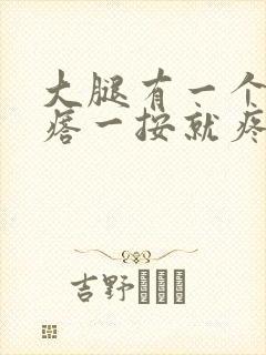 大腿有一个硬疙瘩一按就疼