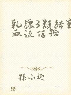 乳腺3类结节有血流信号