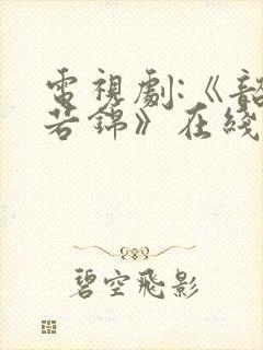 电视剧:《韶华若锦》在线观看