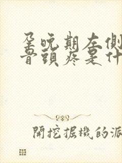 孕晚期左侧屁股骨头疼是什么原因