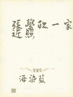 张学政一家三口近照