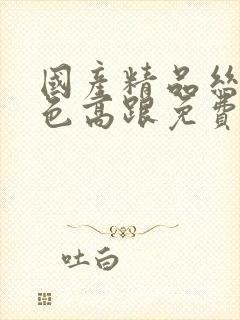 国产精品丝袜黑色高跟免费看