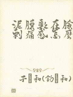 泥膜敷在脸上有刺痛感怎么回事封面