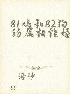 81鸡和82狗的属相能婚配吗