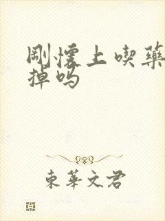 刚怀上吃药能打掉吗