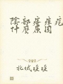 阴部瘙痒疙瘩是什么原因