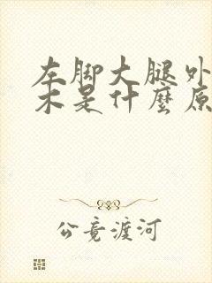 左脚大腿外侧麻木是什么原因封面