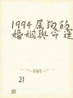 1994属狗的婚姻与命运如何