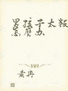 男孩子太叛逆了怎么办