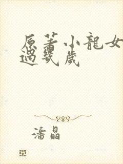 原著小龙女大杨过几岁封面