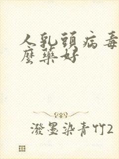 人乳头病毒用什么药好