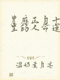 农历正月十六出生的人命运