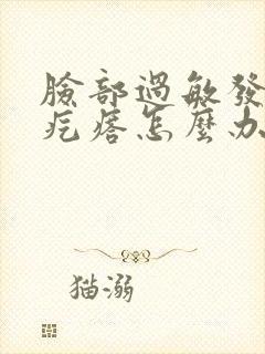 脸部过敏发红起疙瘩怎么办