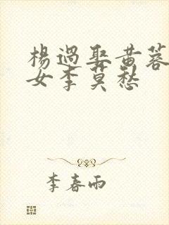 杨过娶黄蓉小龙女李莫愁