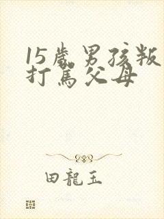 15岁男孩叛逆打骂父母