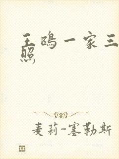 王鸥一家三口近照