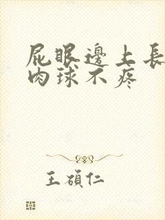 屁眼边上长了个肉球不疼