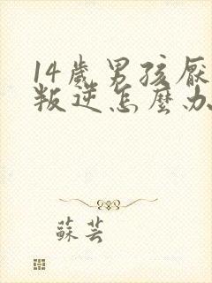 14岁男孩厌学叛逆怎么办