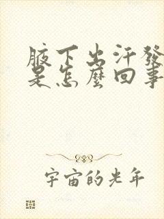 腋下出汗发酸味是怎么回事封面