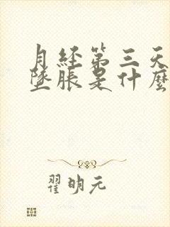 月经第三天小腹坠胀是什么原因封面