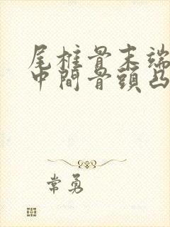 尾椎骨末端屁股中间骨头凸起