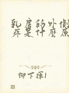 乳房的外侧边缘疼是什么原因