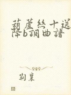 葫芦丝十送红军降b调曲谱