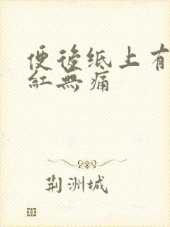 便后纸上有血鲜红无痛封面