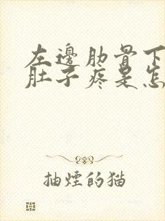 左边肋骨下边的肚子疼是怎么回事