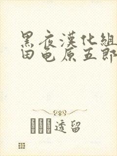 黑夜汉化组漫画田龟原五郎封面