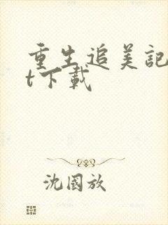 重生追美记txt下载