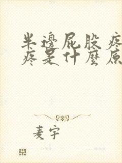 半边屁股疼痛腿疼是什么原因引起的