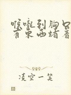 喉咙到胸口感觉有东西堵着是怎么回事