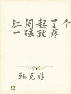 肛周起了个疙瘩一碰就疼