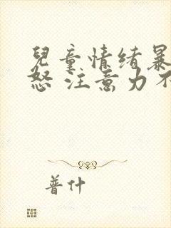 儿童情绪暴躁易怒 注意力不集中