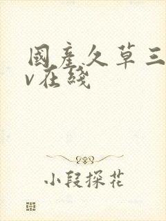 国产久草三级av在线封面