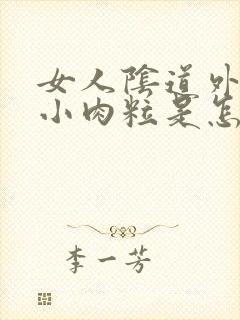 女人阴道外面起小肉粒是怎么回事