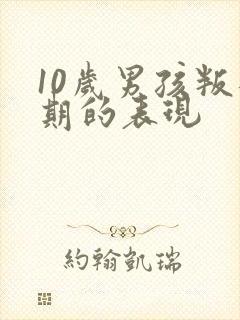 10岁男孩叛逆期的表现