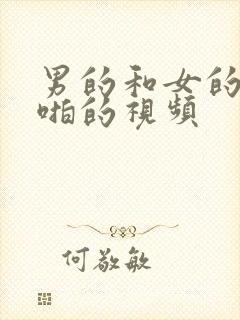 男的和女的啪啪啪的视频封面