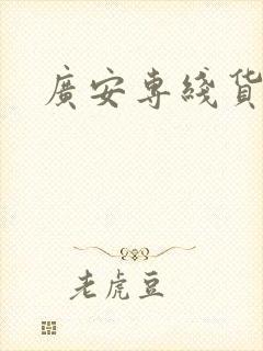 广安专线货运封面