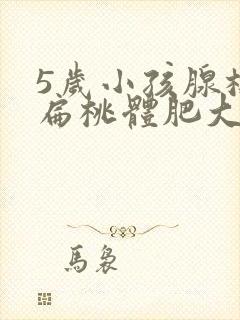 5岁小孩腺样体扁桃体肥大