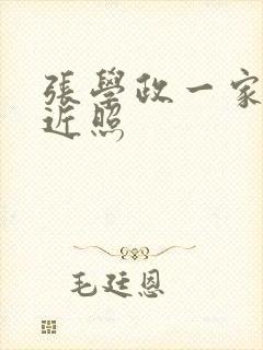 张学政一家三口近照