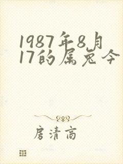 1987年8月17的属兔今年命运