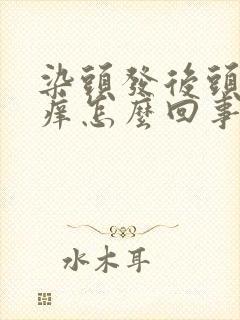 染头发后头皮很痒怎么回事