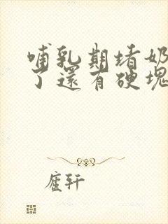 哺乳期堵奶疏通了还有硬块