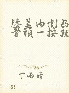 膝盖内侧凸起的骨头一按就疼封面