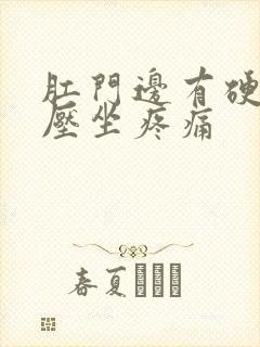 肛门边有硬块按压坐疼痛