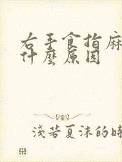 右手食指麻木是什么原因