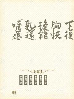 哺乳后胸下垂干瘪还能恢复吗