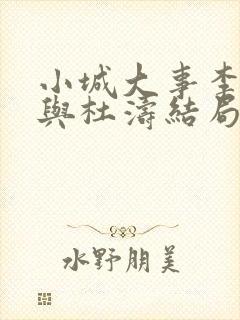 小城大事李秋萍与杜涛结局